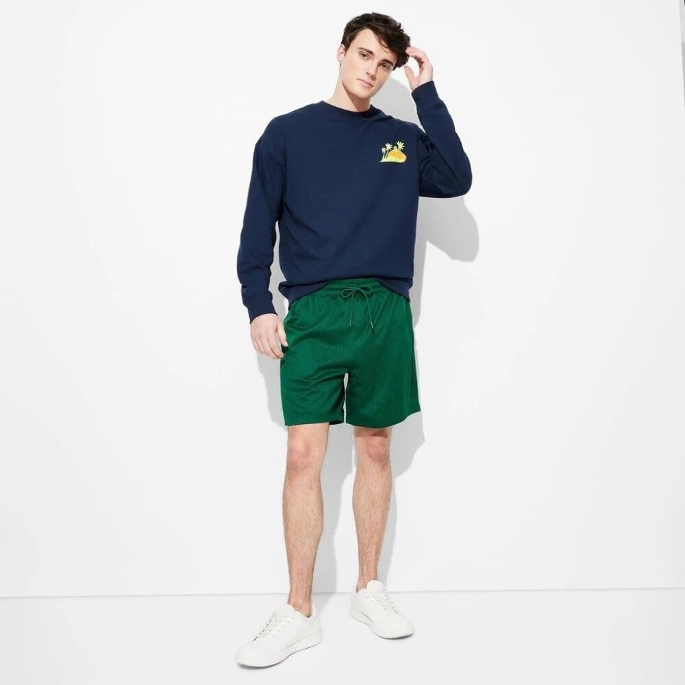 NEW Men's 7" Mesh Shorts - Original Use™ Green XXL New with Tags